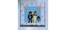 Cadre Playmobil, mariage, noms, date, personnalisable