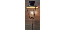 lampadaire  diabolo réglable 1950 a 60 pied bronze Dans le g