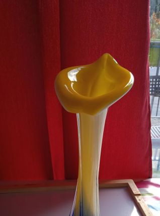 vase en cristal art 