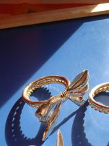 rond de serviette metal argent 