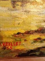 huile sur toile alfred veillet 1955 