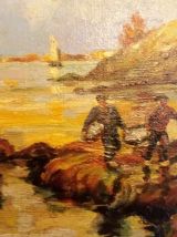 huile sur toile alfred veillet 1955 