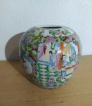 Beau Vase Chinois Rond Signée