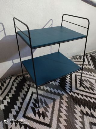 Table d'appoint 2 plateaux année 50 relooké
