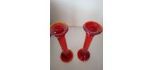 bougeoirs en  cristal 