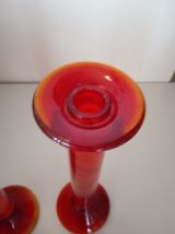 bougeoirs en  cristal 