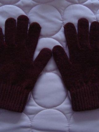 Gants FEMME  TU en laine velours