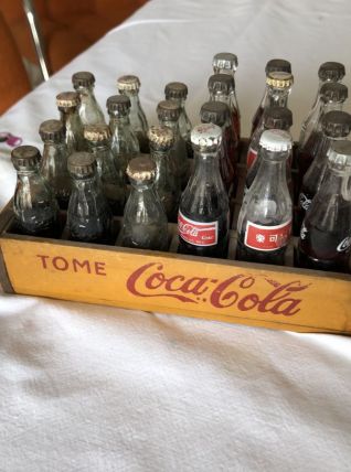 Mini Caisse Coca Cola en bois