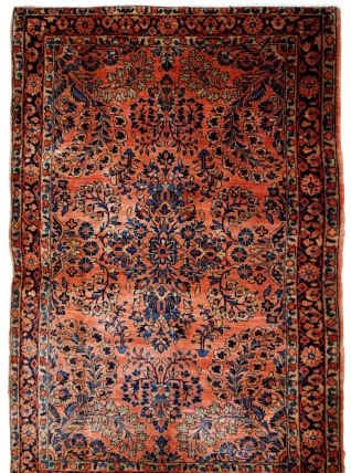 Tapis ancien Persan Sarouk fait main, 1B674