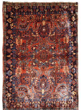 Tapis ancien Persan Sarouk fait main, 1B697