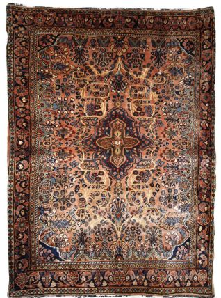 Tapis ancien Persan Sarouk fait main, 1B699