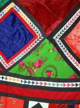 Tapis vintage Ouzbek Suzani fait main, 1C46