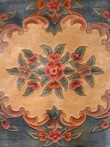 Tapis vintage Ouzbek Suzani fait main, 1C46