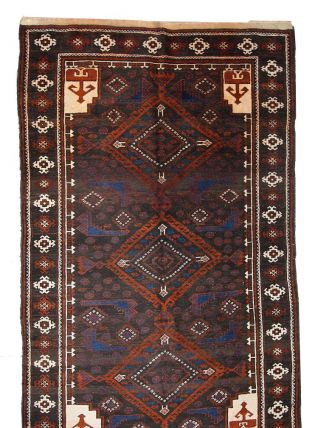 Tapis vintage Afghan Baluch fait main, 1C231