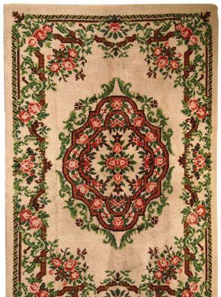 Tapis vintage Belge Savonnerie, 1C270
