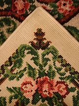 Tapis vintage Belge Savonnerie, 1C270