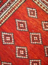 Tapis ancien Ouzbek Gulyam fait main, 1C278