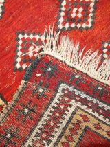 Tapis ancien Ouzbek Gulyam fait main, 1C278