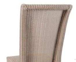 4 chaises Lloyd Loom Joséphine
