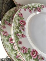 Service à gâteaux porcelaine anglaise