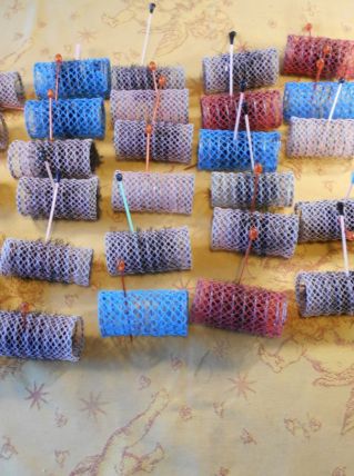 33 BIGOUDIS VINTAGE ET LEUR 75 PIQUES NEUF