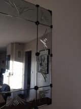 Grand miroir Art Déco