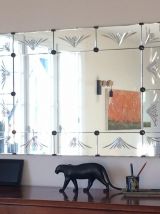 Grand miroir Art Déco