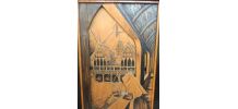 Tableau en bois sculpté - Les hospices de Beaune 