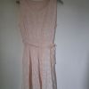 Robe rose blanche oiseau boheme hippie chic femme taille 36 