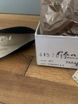 Escarpins Charlet daim noir vintage 60 – taille 38