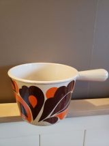 Ancien  Poêlon à Fondue Le Creuset Vintage