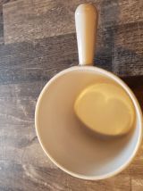 Ancien  Poêlon à Fondue Le Creuset Vintage