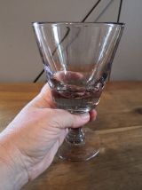 2 magnifiques grands verres à pied 