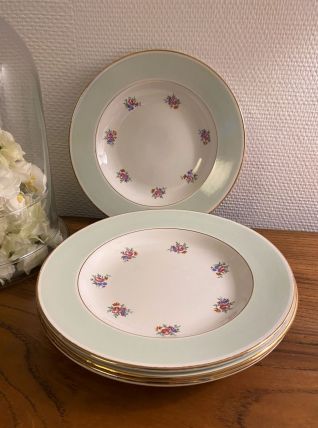 4 assiettes creuses l'Amandinoise