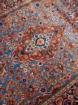 Tapis ancien Persan Kashan fait main, 1B706