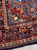 Tapis ancien Persan Kashan fait main, 1B706