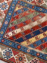 Tapis ancien Caucasien Gendje fait main, 1B717