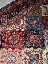 Tapis ancien Persan Kashan fait main, 1B724