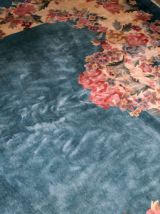 Tapis ancien Chinois Art Deco fait main, 1B726