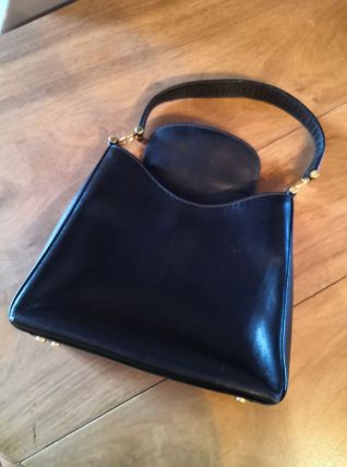 Petit sac à main noir Etienne Aigner vintage