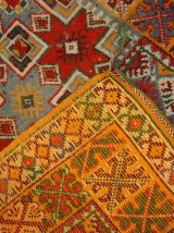 Tapis ancien Marocain Berber fait main, 1C292