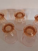 5 verres à digestif vintage