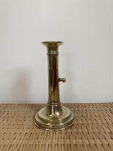 Joli chandelier bougeoir vintage en laiton 