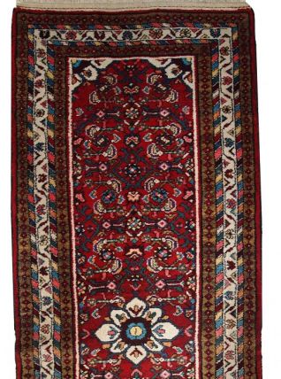 Tapis vintage Persan Hamadan fait main, 1C303