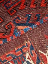 Tapis ancien Turkmène Yomud fait main, 1C310