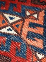 Tapis ancien Turkmène Yomud fait main, 1C310
