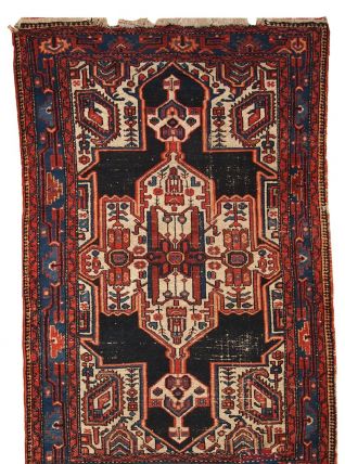 Tapis ancien Persan Hamadan fait main, 1C321