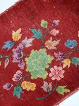 Tapis ancien Chinois Art Deco fait main, 1C331