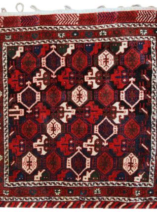 Tapis vintage Persan Afshar fait main, 1C336