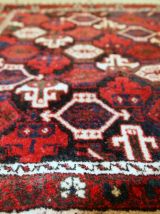 Tapis vintage Persan Afshar fait main, 1C336